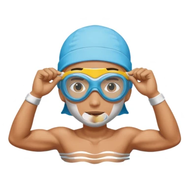 swim champion sticker