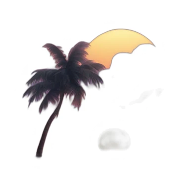 coucher de soleil sticker