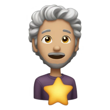 Thing of a Lonely star sticker