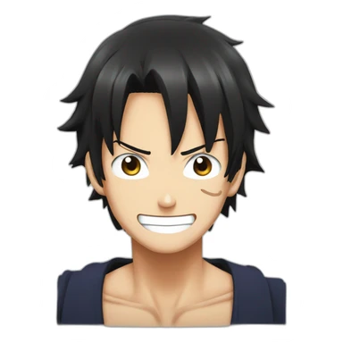 D ACE ONE PIECE ANIME sticker