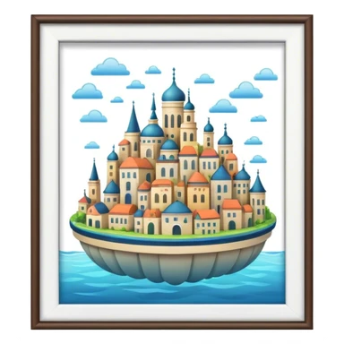 floating cities  sticker