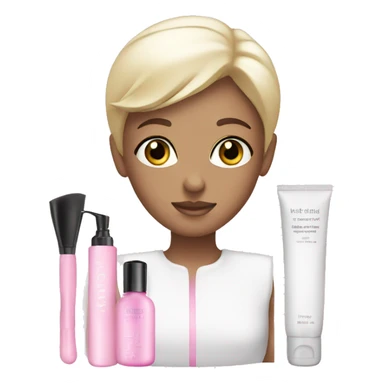 skin care Kit light pink sticker