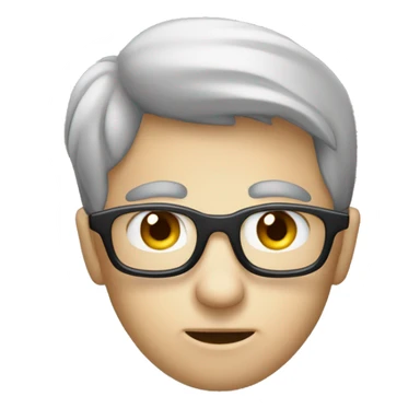 ein emoji mit einem skeptischem blick sticker