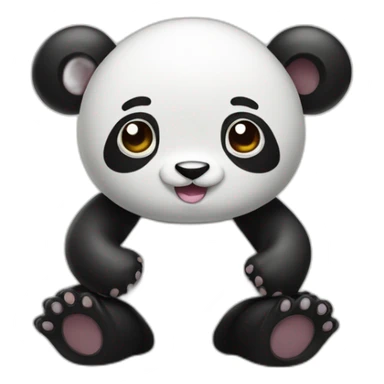 panda pulpo sticker