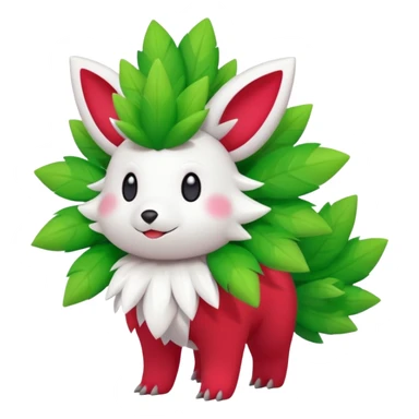  Fey Toony Sprigatito-Shaymin-fusion-hybrid sticker
