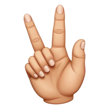 middle finger by side sticker