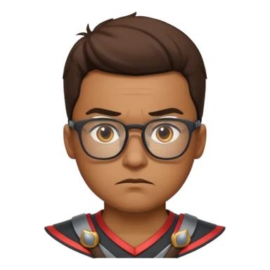 Glasses-Wearing Warrior sticker