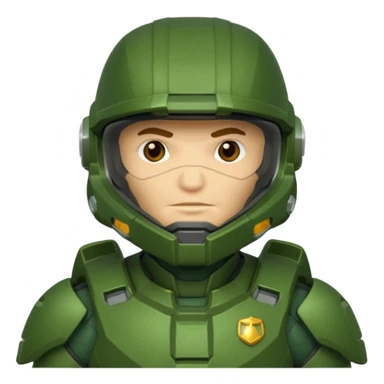 masterchief with full helmet sticker