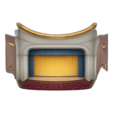 movie theater sticker