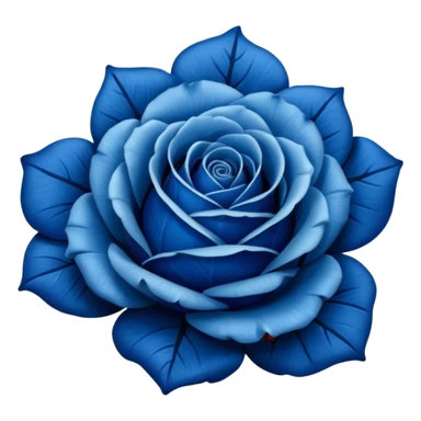 🌹💙flor azul sticker