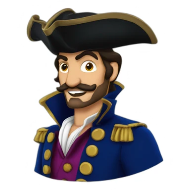 Captain hook sticker