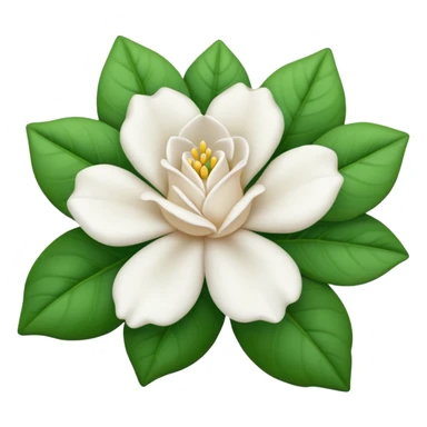 Rosa blanca tipo gardenia sin hojas verdes ninguna hoja verde sticker