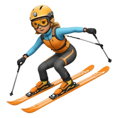 Sliter on monoski sticker