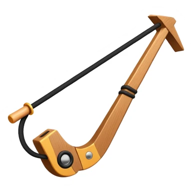 a Y-shaped slingshot sticker