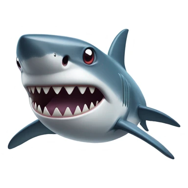 Shark with 17 eyes sticker