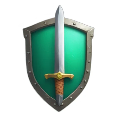 Link with a sword and a shield sticker