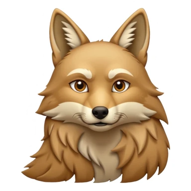 Howling coyote  sticker