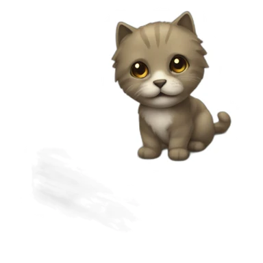 Chat sur livre sticker