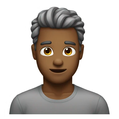 use this emoji 😬and put hands on head sticker
