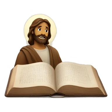 brown aesthetic open bible with Jesus loves you written inside sticker