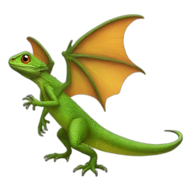 the winged lizard sordes sticker