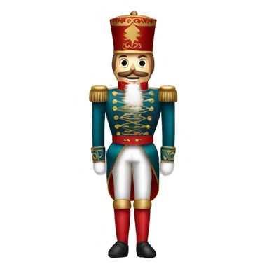 christmas nutcracker full body sticker