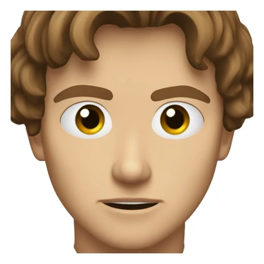 Anakin dead-eye staring with slight smile  sticker