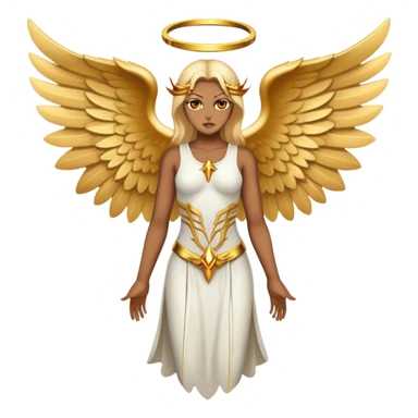evil and angel symbol sticker
