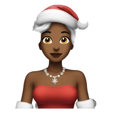 Aesthetic coquette christmas sticker