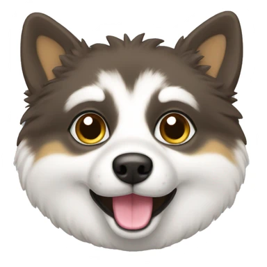 spitz alemão branco sticker