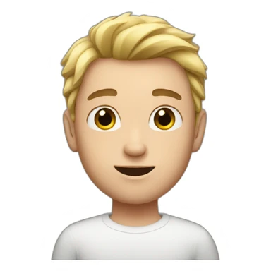 lukas with less hair sticker