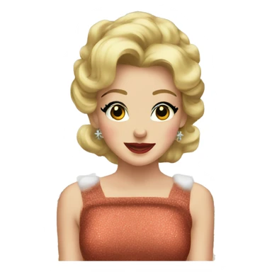 Vintage Christmas aesthetic sticker