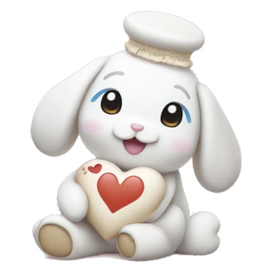 cinnamoroll with love  sticker