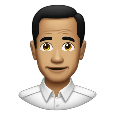 Presiden Jokowi chad meme sticker