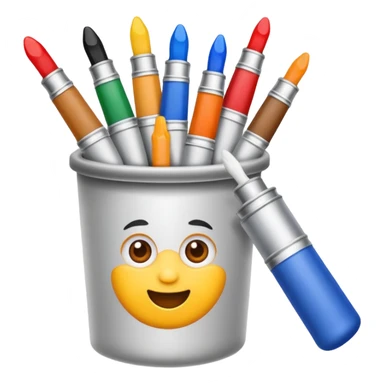 artist paint tubes sticker