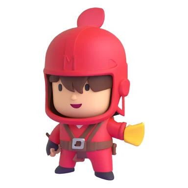 Garrett Garrison character from Minecraft movie sticker