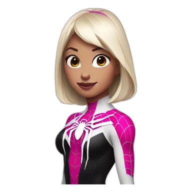 spider-gwen spiderverse sticker