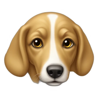 Chien sur tortue sticker