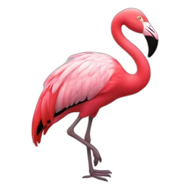 Flamant rose sticker