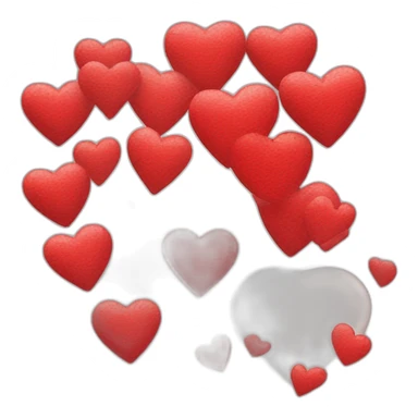 Rotes Herz mit weißen C sticker