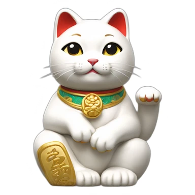 Maneki neko unique sticker