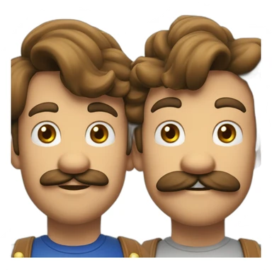 mario e o luidi sticker