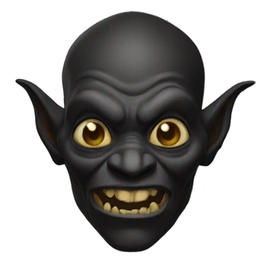 a black goblin sticker