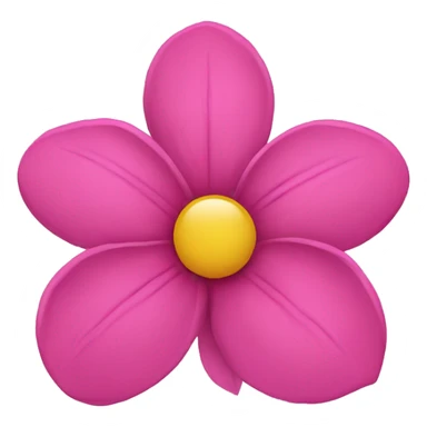 pink flower sticker