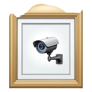 cctv in a mosque. sticker