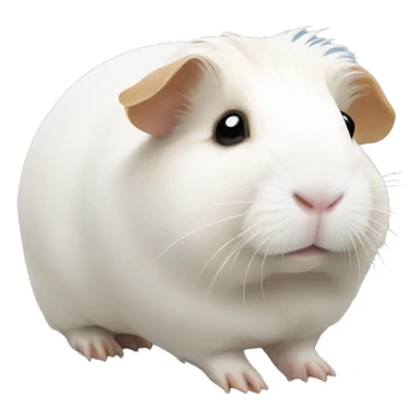 white Guinea pig sticker