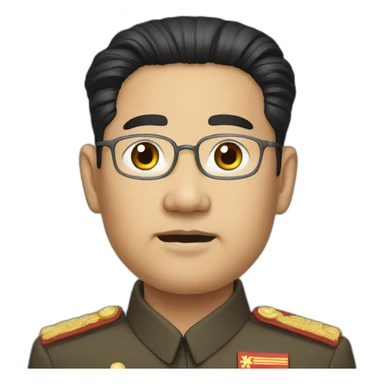 north korea leader sticker