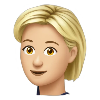 Marine le Pen en Afrique sticker