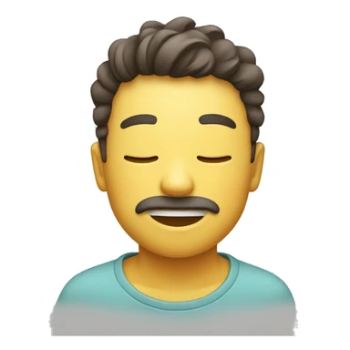 Breathing happily sticker