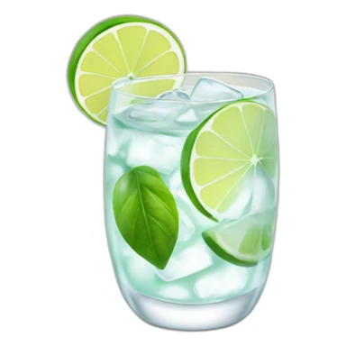 gin and tonic sticker